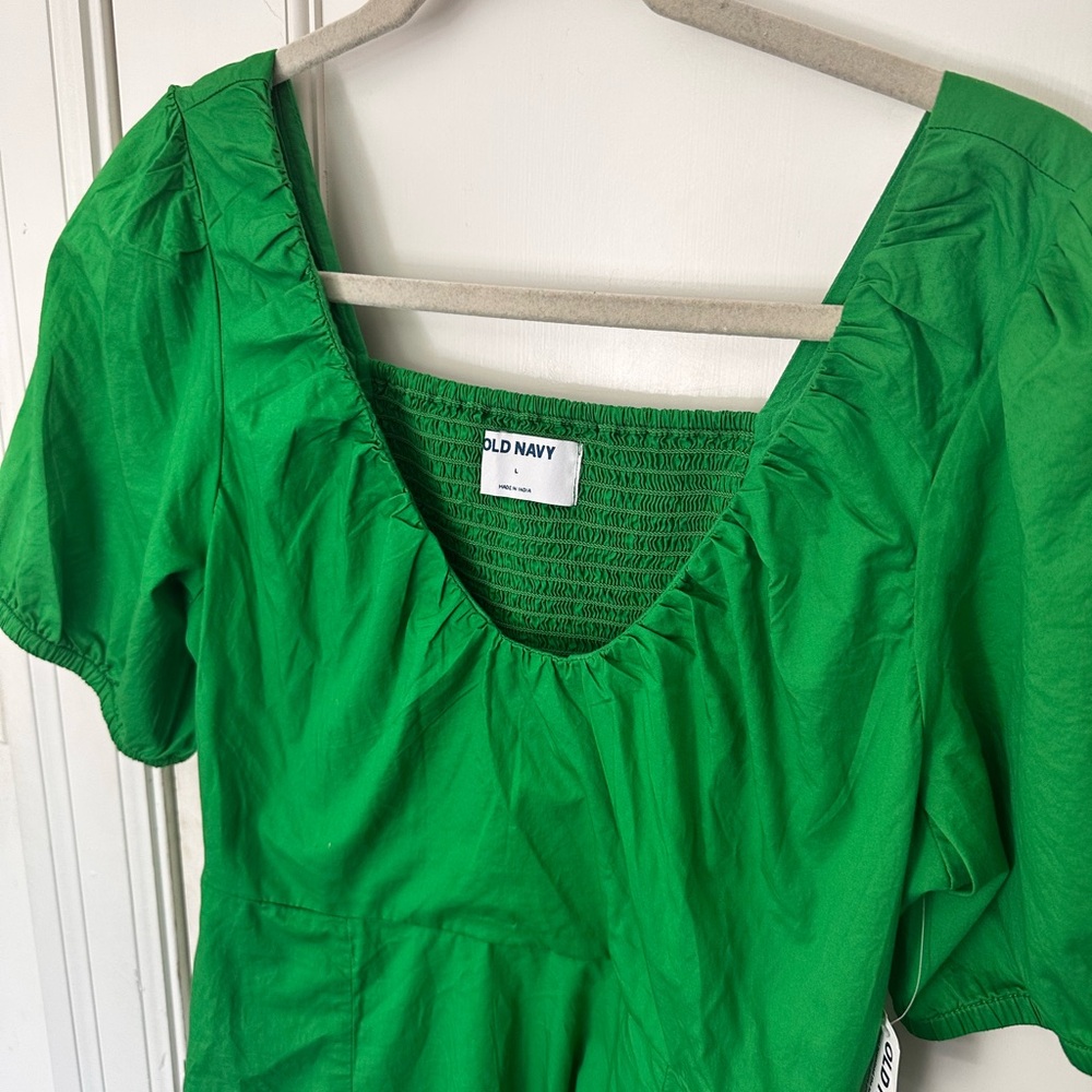 Women's Puff Sleeve Dress - Picture 9 of 9